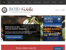 Tablet Screenshot of boxandfiddle.com